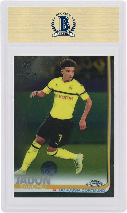 Jadon Sancho 2018 Topps Chrome UEFA Champions League #86 (PSA or BGS Graded)
