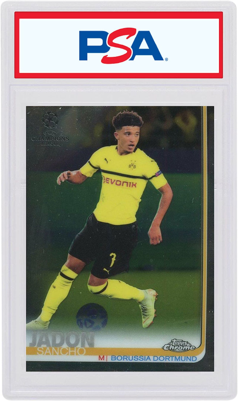 Jadon Sancho 2018 Topps Chrome UEFA Champions League #86 (PSA or BGS Graded)