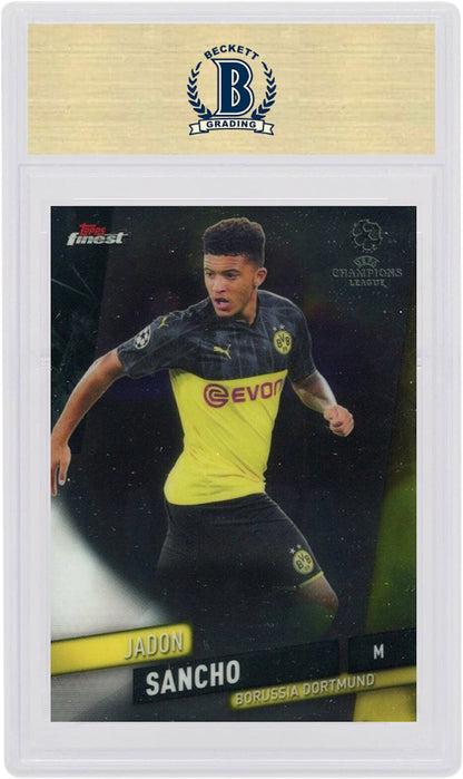 Jadon Sancho 2019 Topps Finest UEFA Champions League #26 (PSA or BGS Graded)