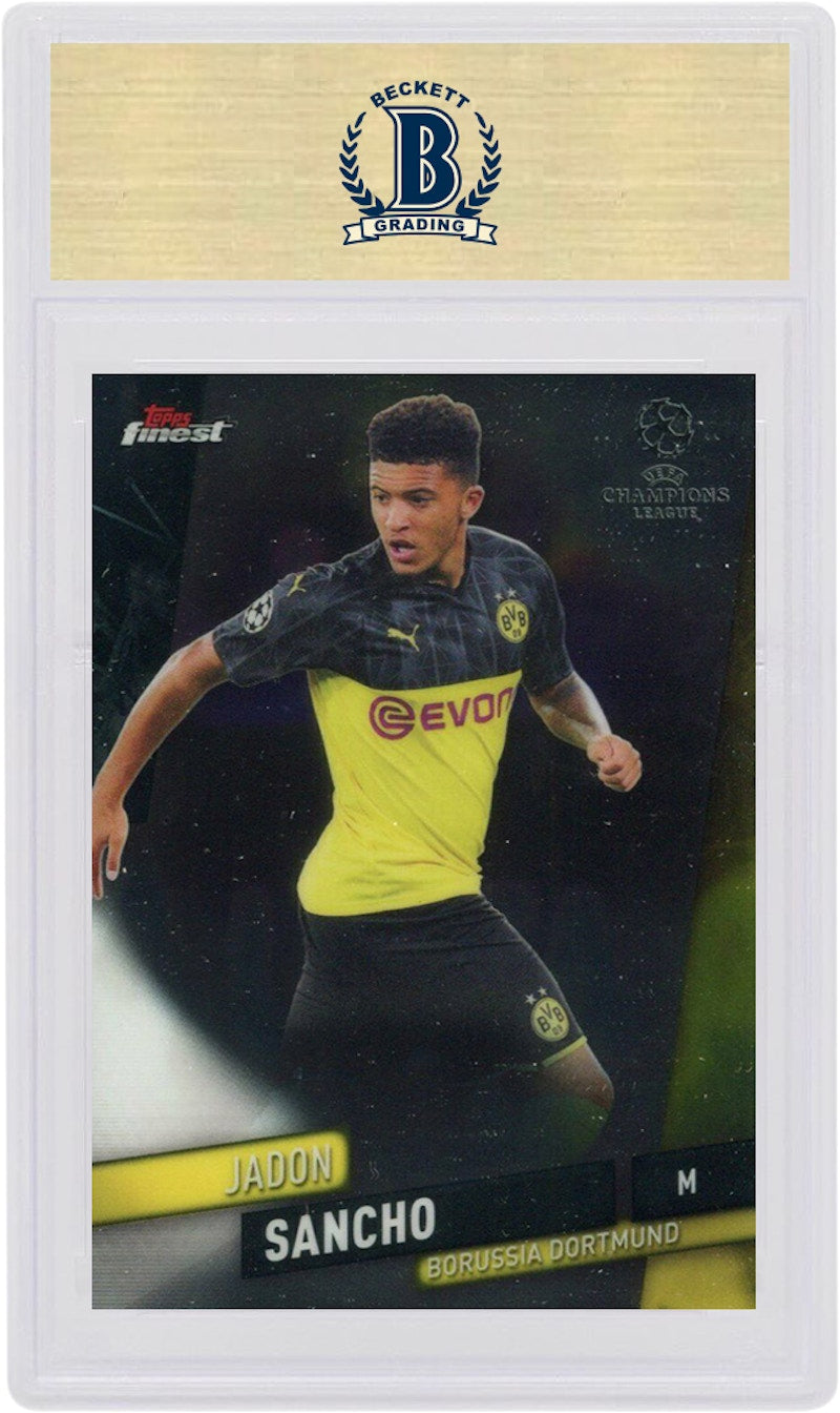 Jadon Sancho 2019 Topps Finest UEFA Champions League #26 (PSA or BGS Graded)