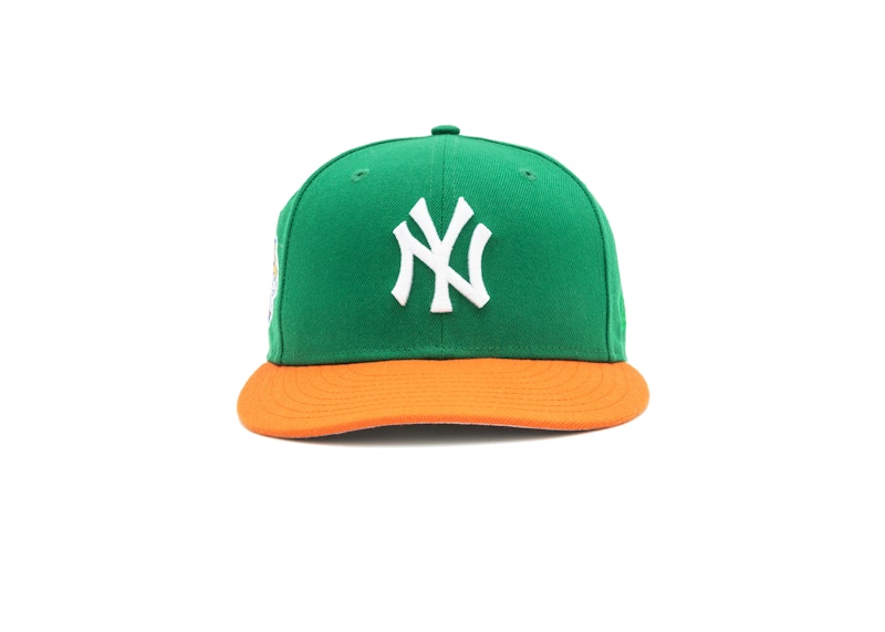 Jae Tips x Hat Club Yankee 5950 Subway Series On Field Fitted Hat Green/Orange