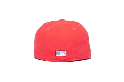 Jae Tips x Hat Club Yankees 5950 Fitted Hat Salmon