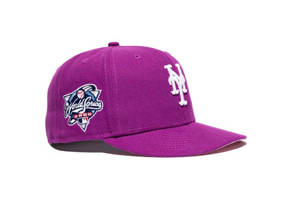 Jae Tips x Hat Club Mets 2000 World Series On Field 59Fifty Fitted Hat Purple
