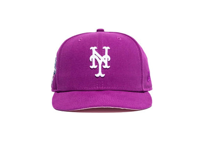 Jae Tips x Hat Club Mets 2000 World Series On Field 59Fifty Fitted Hat Purple