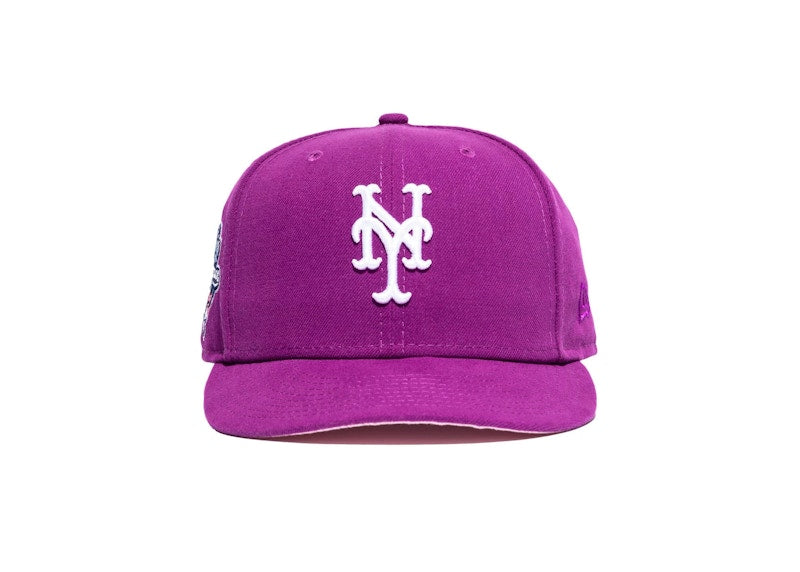 Jae Tips x Hat Club Mets 2000 World Series On Field 59Fifty Fitted Hat Purple