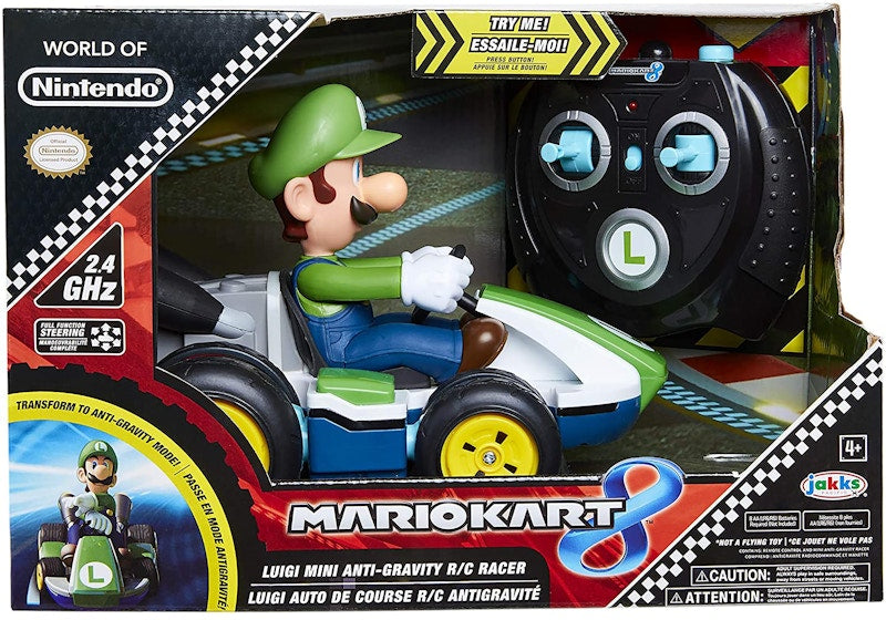 Jakks Pacific Mario Kart 8 Luigi Mini Remote-Control Car