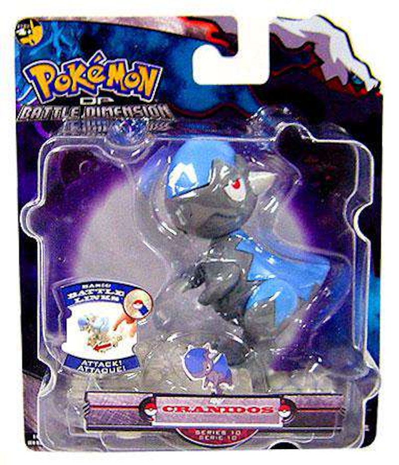 Jakks Pacific Pokemon Battle Dimension Series 10 Cranidos Action Figure