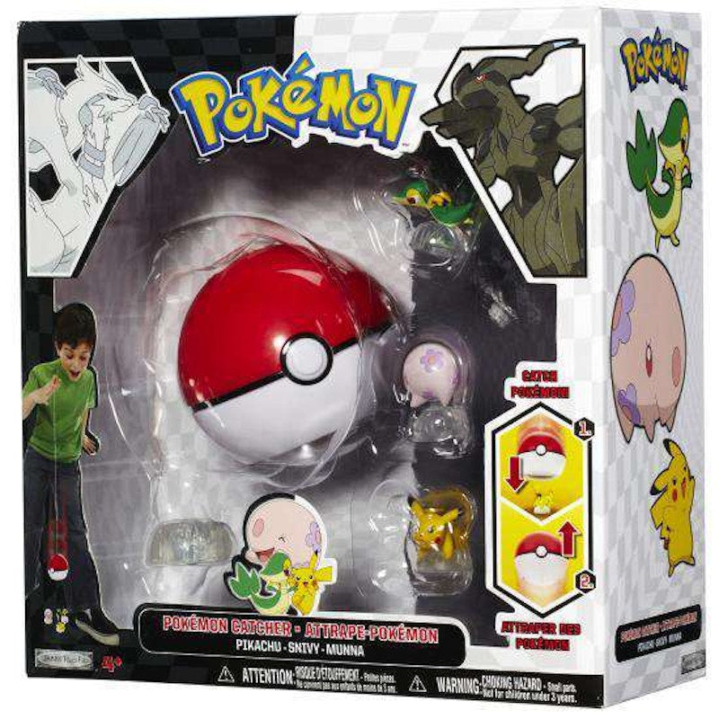 Jakks Pacific Pokemon Series 1 Catcher Pikachu, Snivy & Munna Figure (Set of 3)