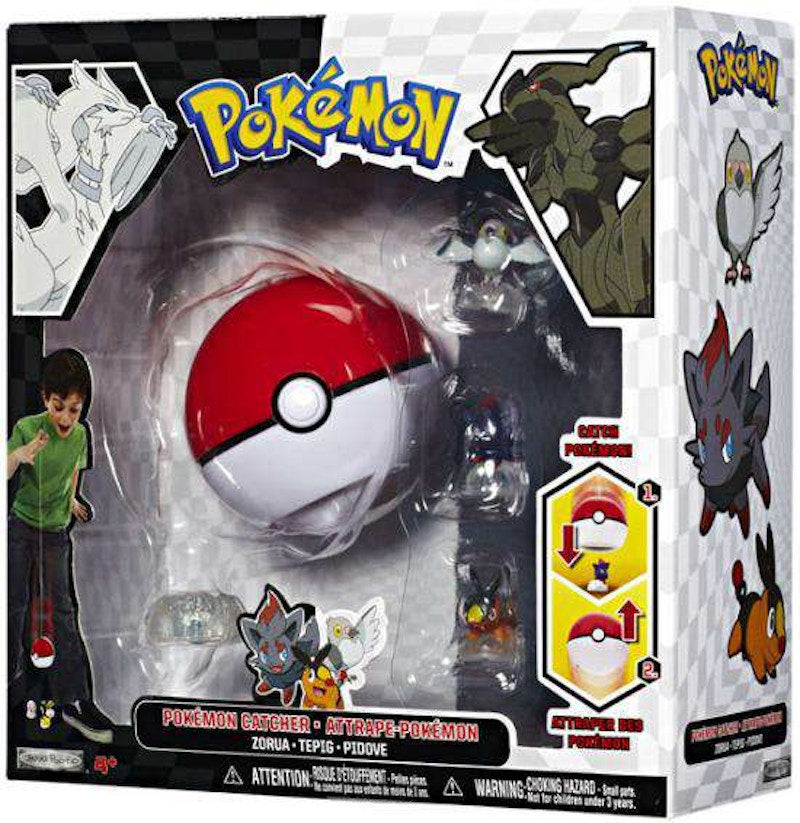 Jakks Pacific Pokemon Series 1 Catcher Zorua, Tepig & Pidove Figure (Set of 3)