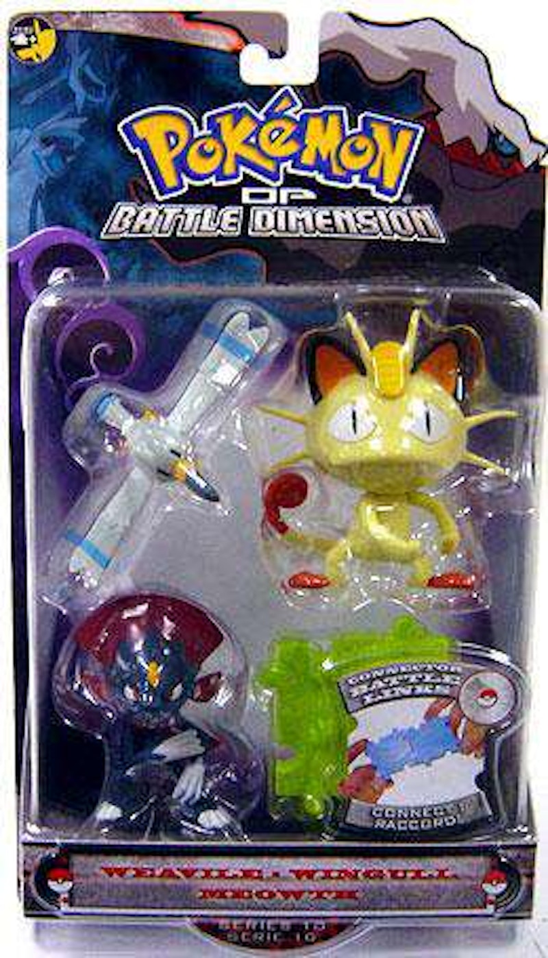 Jakks Pacific Pokemon Series 10 Weavile, Wingull & Meowth Figure (Set of 3)