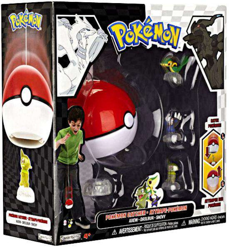 Jakks Pacific Pokemon Series 2 Catcher Axew, Drilbur & Snivy Figure (Set of 3)