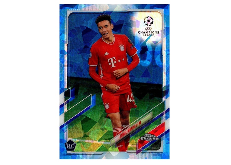 Jamal Musiala 2020 Topps Chrome Champions League Sapphire Rookie #81 (Ungraded)