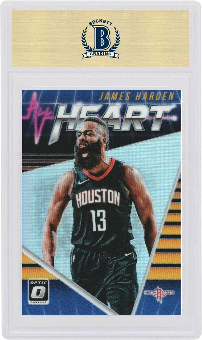 James Harden 2018 Panini Donruss Optic All Heart Holo #8 (PSA or BGS Graded)