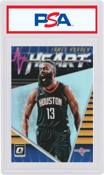 James Harden 2018 Panini Donruss Optic All Heart Holo #8 (PSA or BGS Graded)