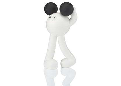 James Jarvis x Disney Mickey Mouse Now & Future Aluminum Alloy Crystal Glass Sculpture (Edition of 25) White