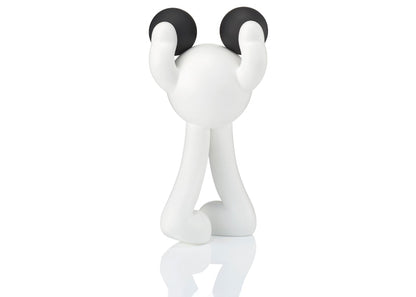 James Jarvis x Disney Mickey Mouse Now & Future Aluminum Alloy Crystal Glass Sculpture (Edition of 25) White