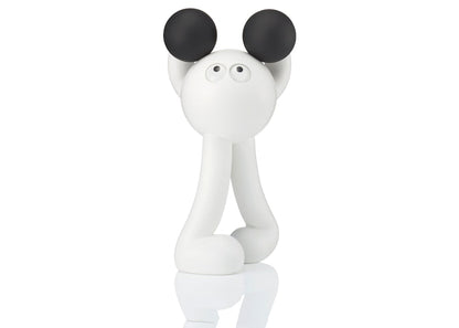 James Jarvis x Disney Mickey Mouse Now & Future Aluminum Alloy Crystal Glass Sculpture (Edition of 25) White