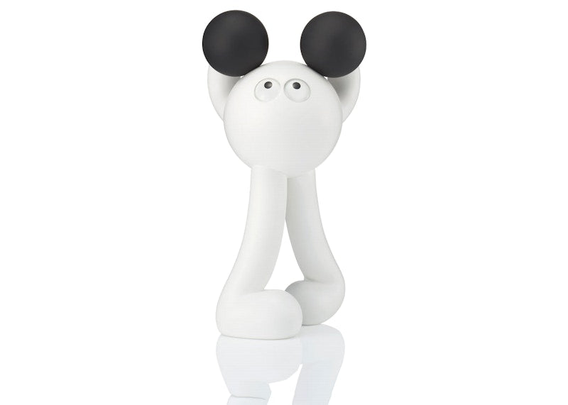 James Jarvis x Disney Mickey Mouse Now & Future Aluminum Alloy Crystal Glass Sculpture (Edition of 25) White