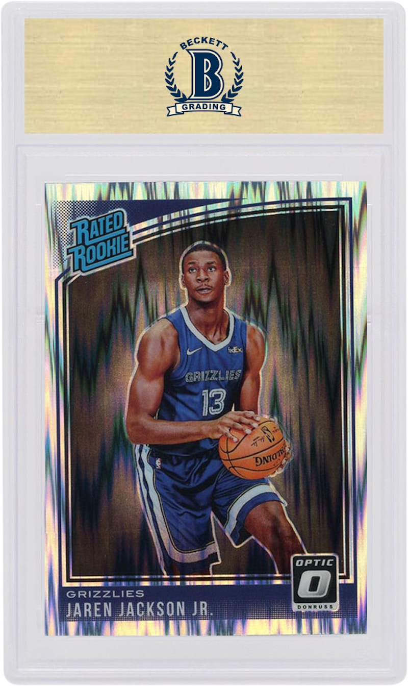 Jaren Jackson 2018 Panini Donruss Optic Rookie Shock #188 (PSA or BGS Graded)