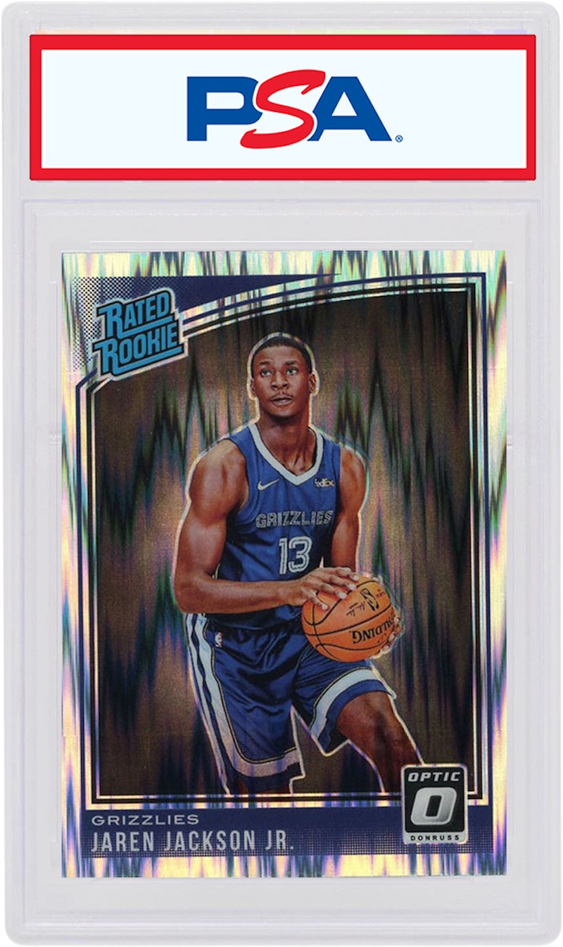 Jaren Jackson 2018 Panini Donruss Optic Rookie Shock #188 (PSA or BGS Graded)