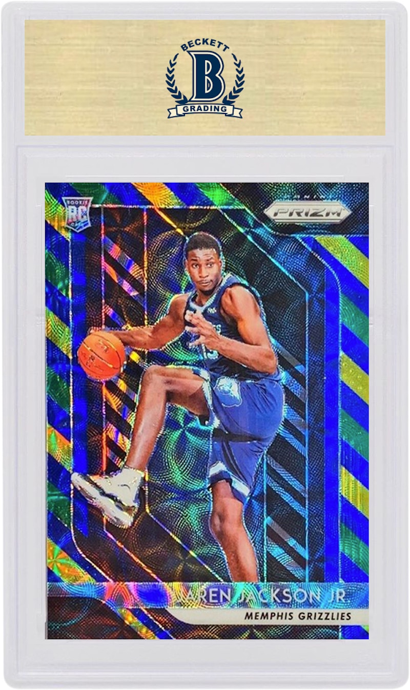 Jaren Jackson Jr. 2018 Panini Prizm Rookie Choice Blue/Yellow/Green #66 (PSA or BGS Graded)