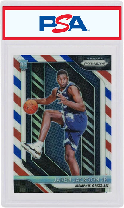 Jaren Jackson Jr. 2018 Panini Prizm Rookie Red/White/Blue #66 (PSA or BGS Graded)
