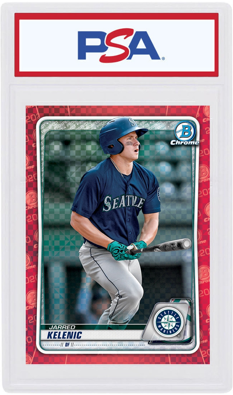 Jarred Kelenic 2020 Bowman Chrome X Red X-Fractor 1/1 #BCP-212 (PSA or BGS Graded)