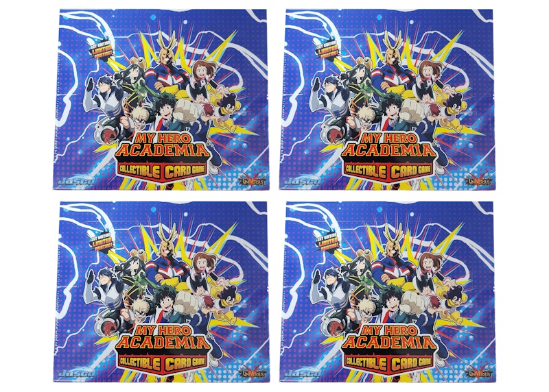 Jasco UniVersus My Hero Academia CCG 1st Edition Booster Box 4x Lot