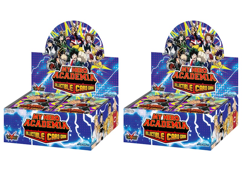 Jasco UniVersus My Hero Academia CCG Unlimited Booster Box 2x Lot