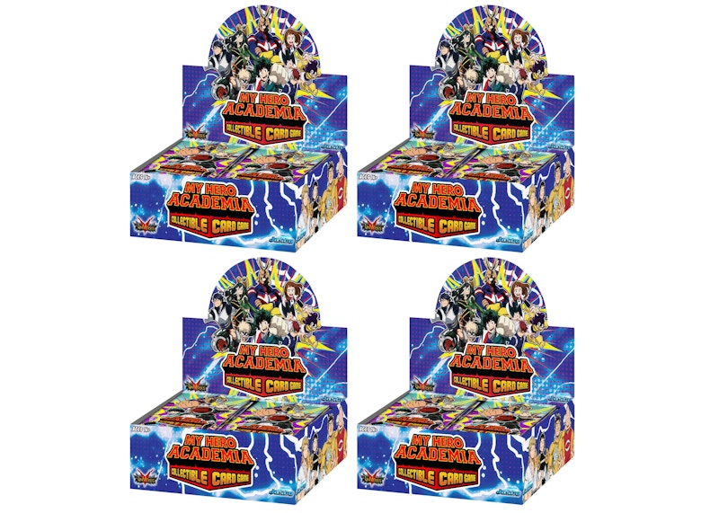Jasco UniVersus My Hero Academia CCG Unlimited Booster Box 4x Lot