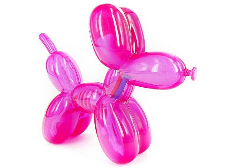 Jason Freeny 4D Master Baby Funny Anatomy Balloon Dog Figure Clear Pink