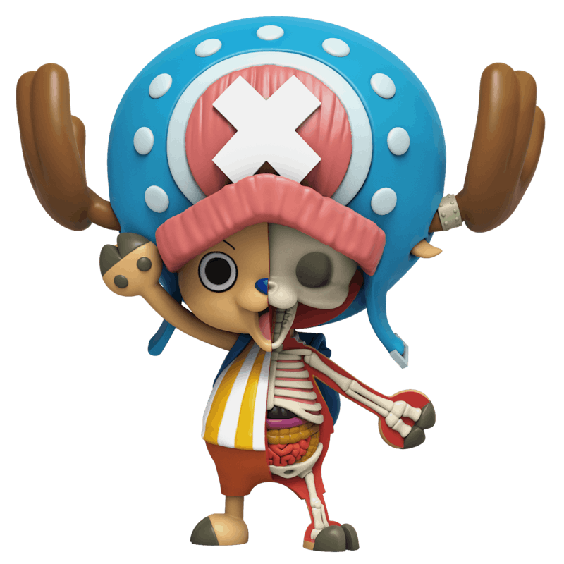 Jason Freeny Hidden Dissectables One Piece - Chopper Figure