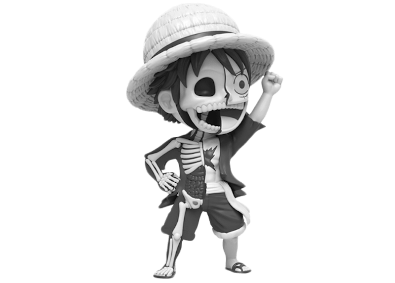Jason Freeny Hidden Dissectables One Piece - Luffy (Manga Mono) Figure