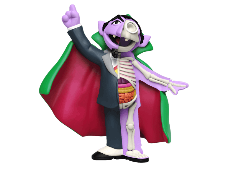 Jason Freeny Count von Count Figure