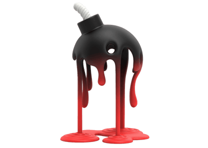 Jason Freeny Mighty Jaxx Melting Bomb Figure