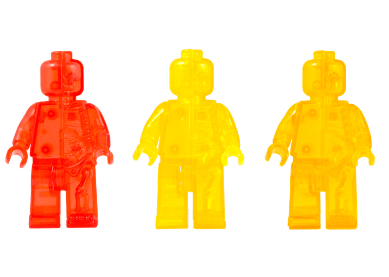 Jason Freeny Mighty Jaxx Rainbow Micro Anatomic Summer Figure