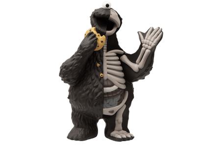 Jason Freeny Mighty Jaxx XXRay Plus Cookie Monster Figure Mono