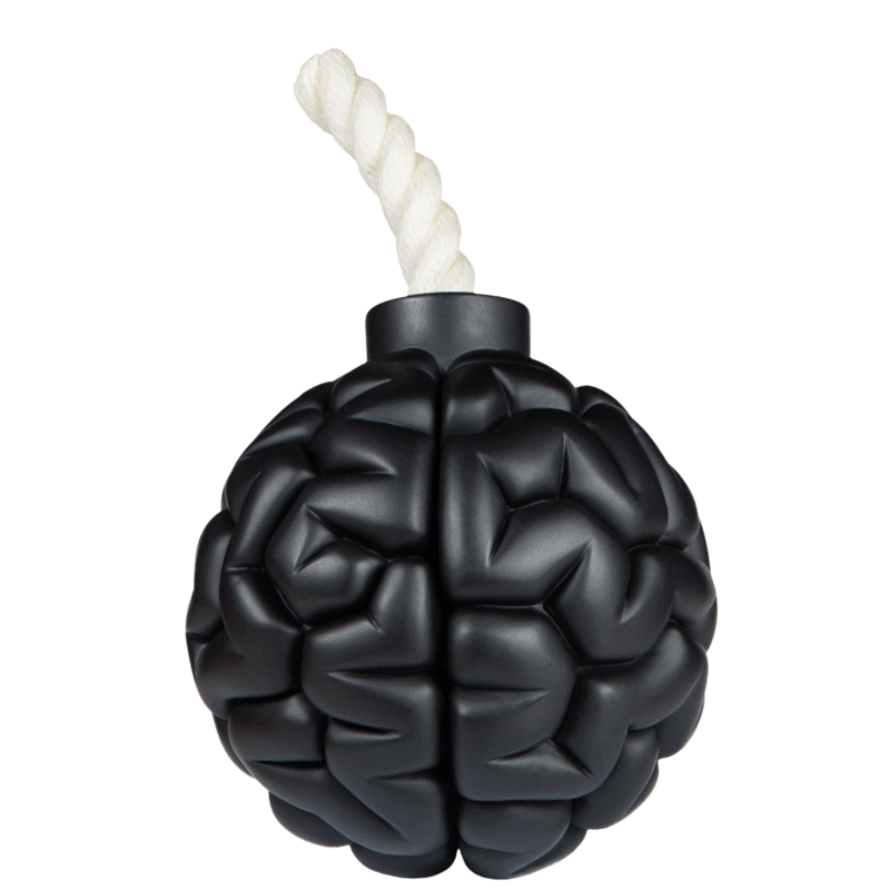 Jason Freeny Smart Bomb Figure Black
