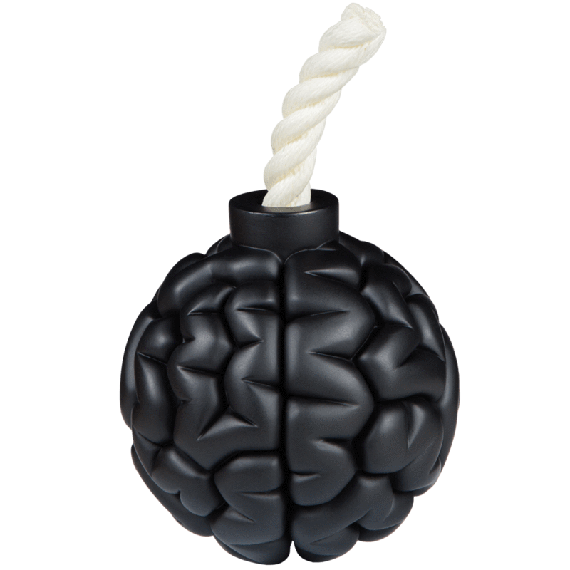 Jason Freeny Smart Bomb Figure Black