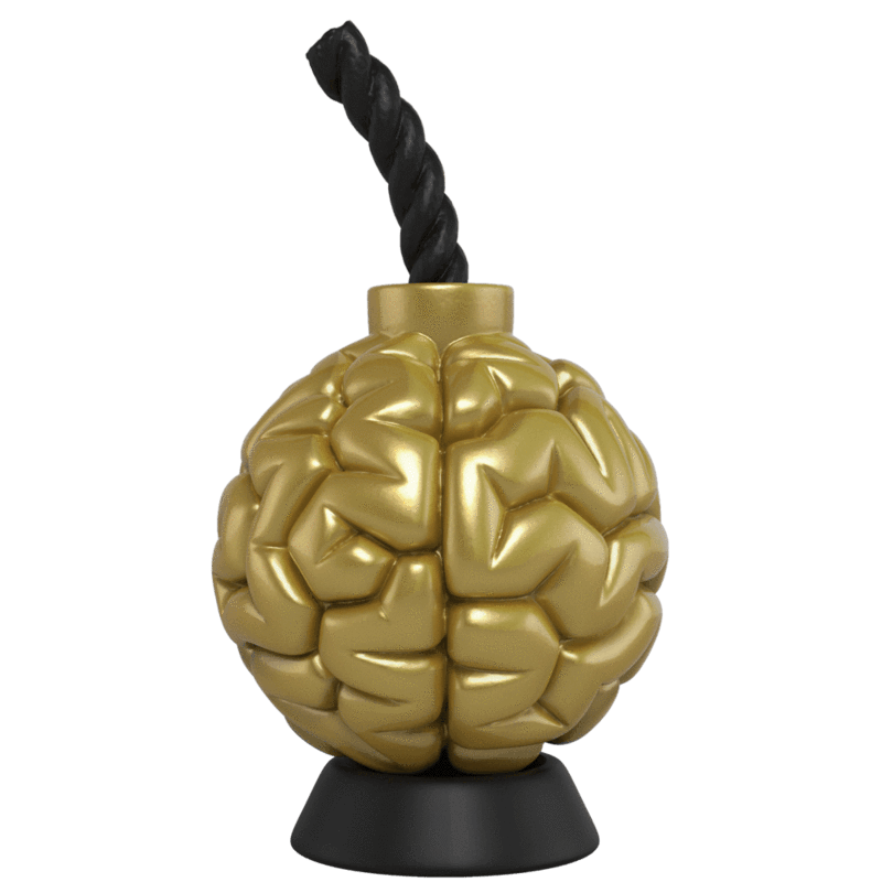 Jason Freeny Smart Bomb (Gold Edition)