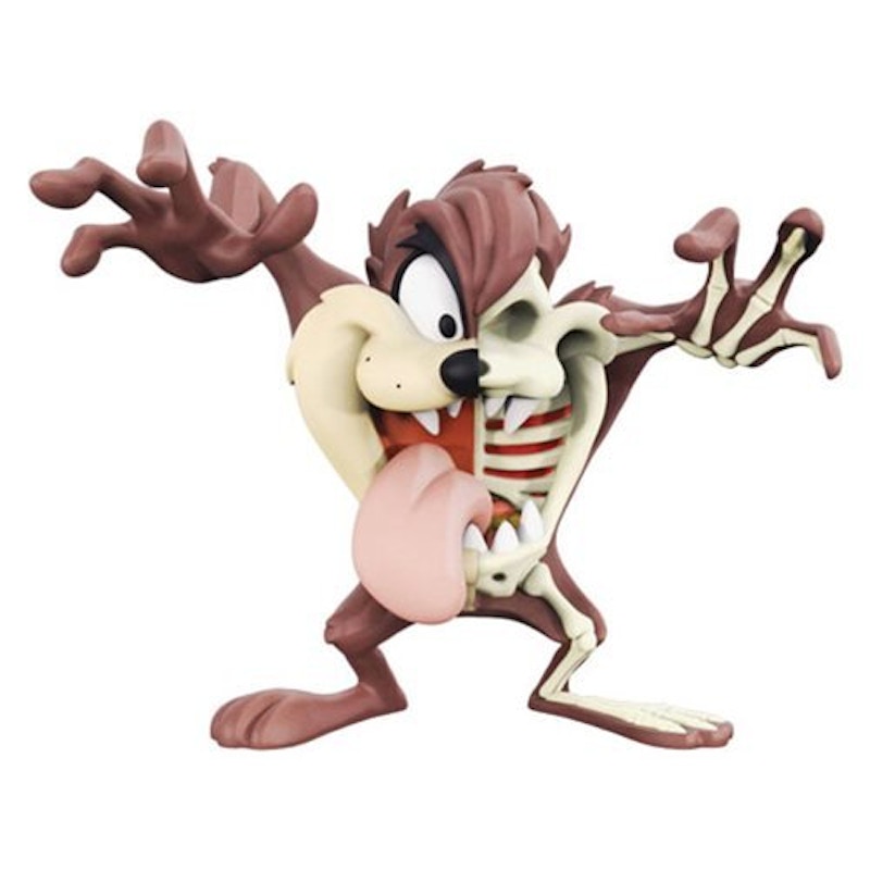 Jason Freeny XXRay Looney Tunes Tasmanian Devil Figure Multi