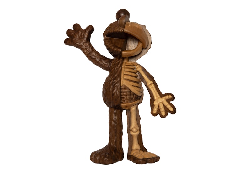 Jason Freeny x Mighty Jaxx Elmo Woodworked Figure