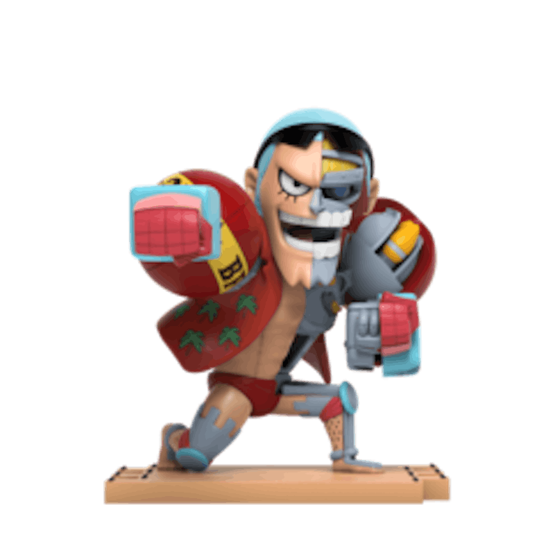 Jason Freeny x Mighty Jaxx Hidden Dissectibles One Piece Series 2- Franky Figure