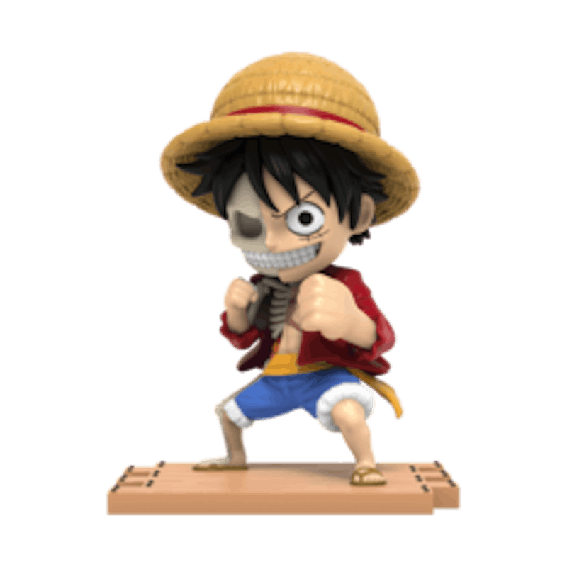 Jason Freeny x Mighty Jaxx Hidden Dissectibles One Piece Series 2- Luffy Figure