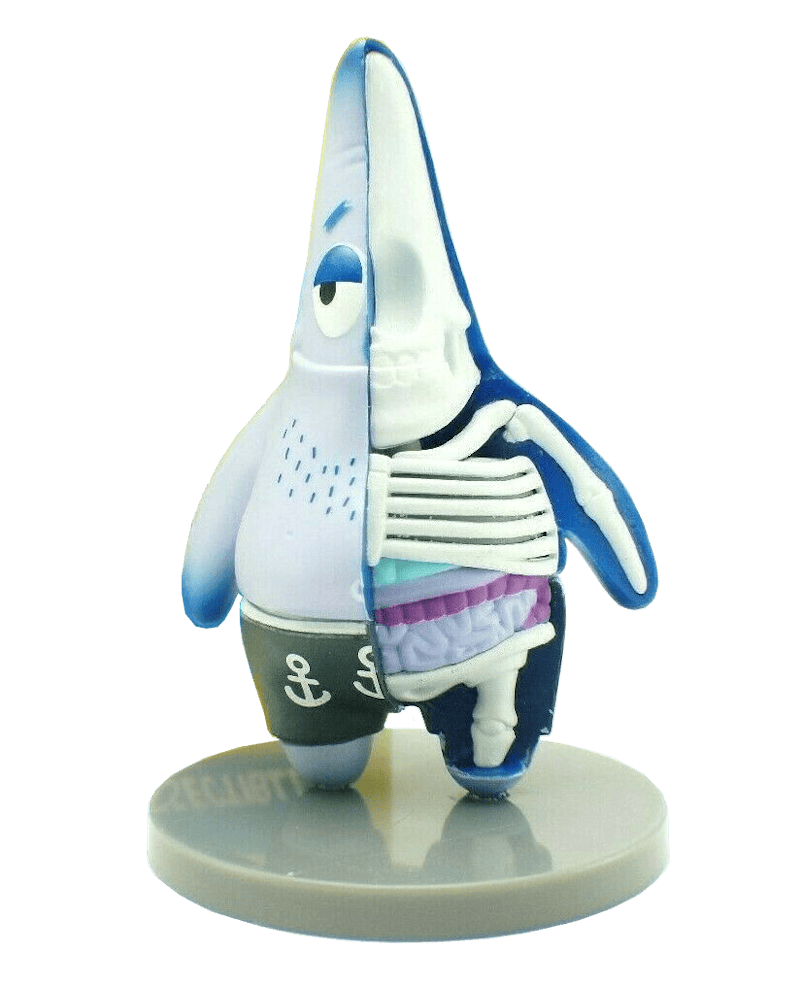 Jason Freeny x Nickelodeon Spongebob Hidden Dissectibles Patrick Chase Figure Purple