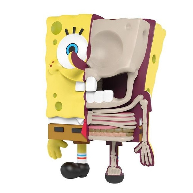 Jason Freeny x Nickelodeon Spongebob Hidden Dissectibles Spongebob Figure Multi