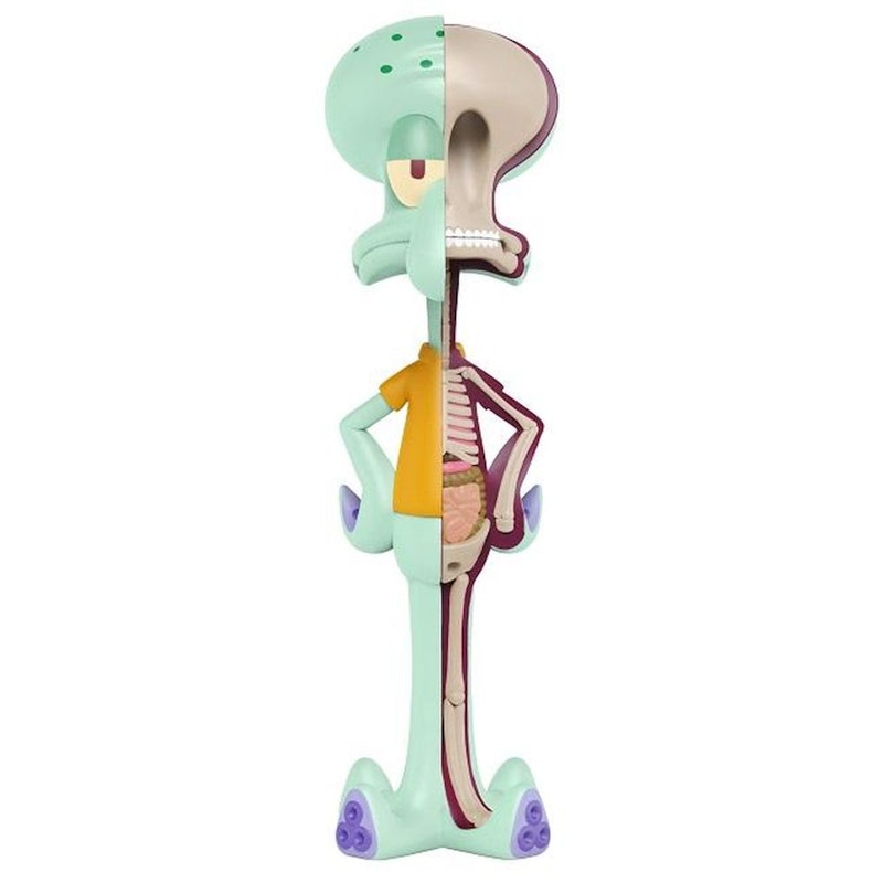 Jason Freeny x Nickelodeon Spongebob Hidden Dissectibles Squidward Figure Multi