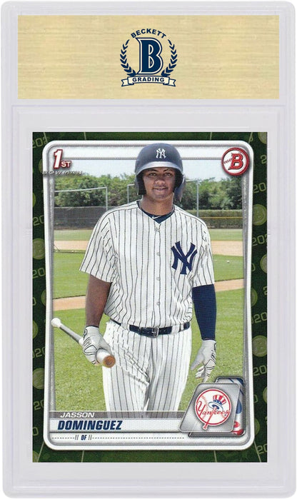 Jasson Dominguez 2020 Bowman Camo #BP8 (PSA or BGS Graded)