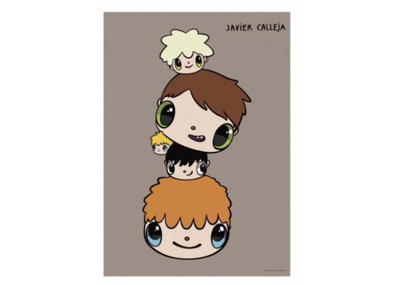 Javier Calleja PARCO "Heads" B3 Poster