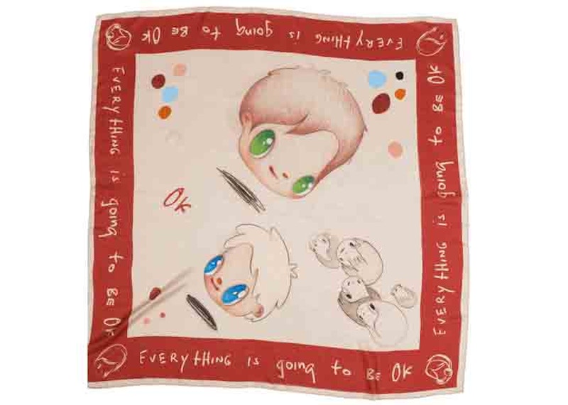 Javier Calleja x Dio Horia Everything Is Going To Be OK Scarf
